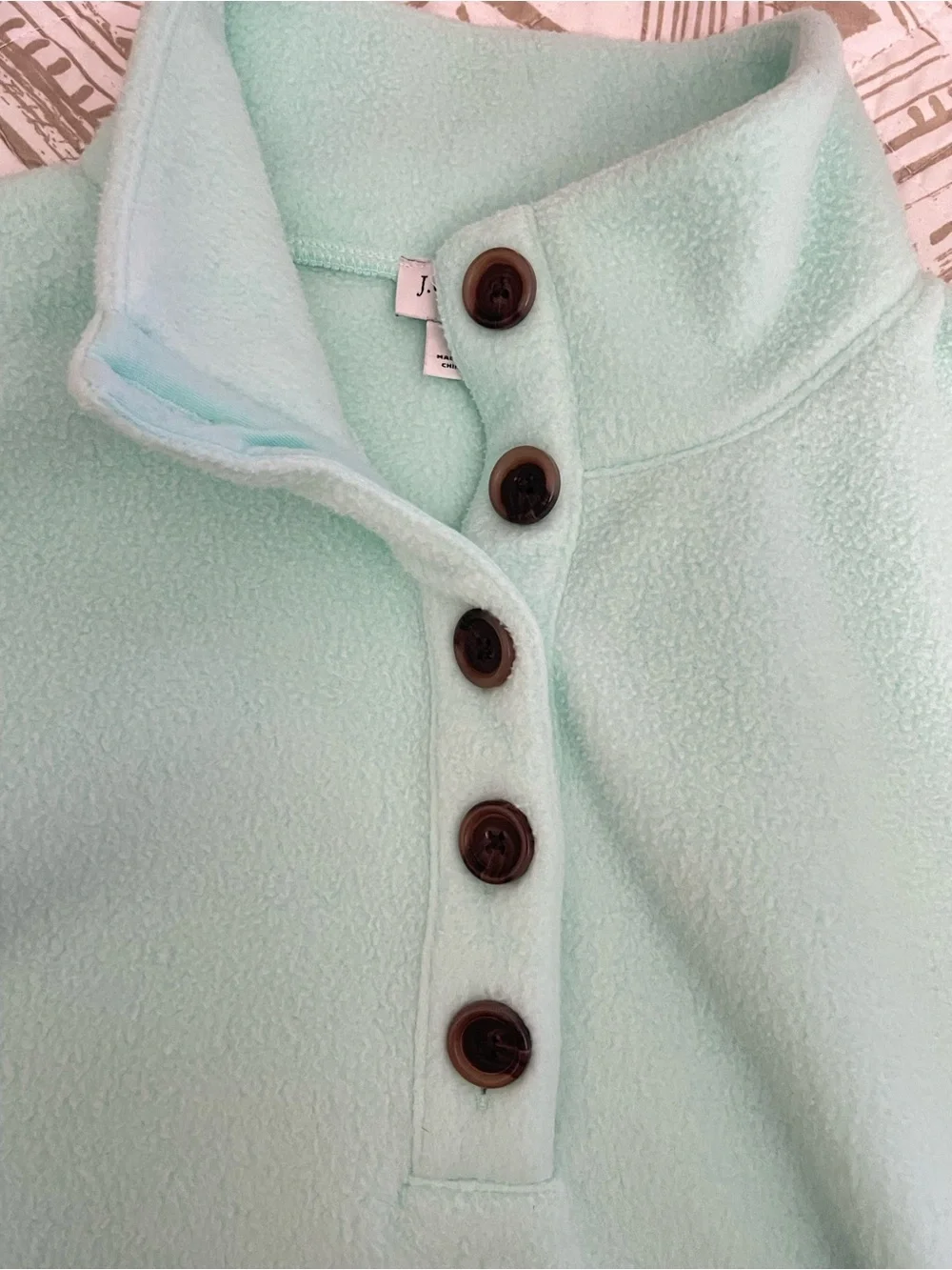 J.Crew Factory Women's Fleece Sherpa Pullover Sweater